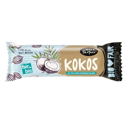 Bio Kokosriegel Vollmilch 40g