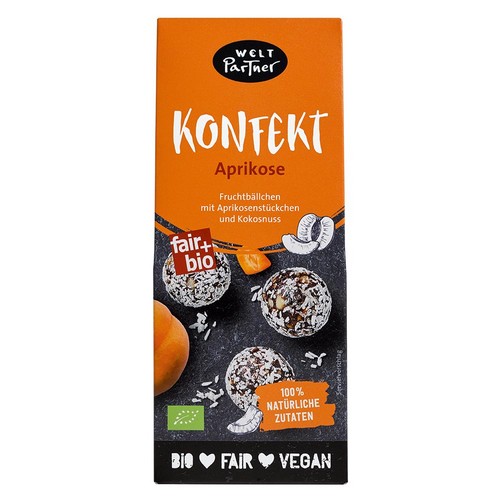 Bio Fruchtkonfekt Aprikose 80g