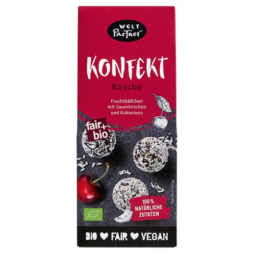 Bio Fruchtkonfekt Kirsche 80g