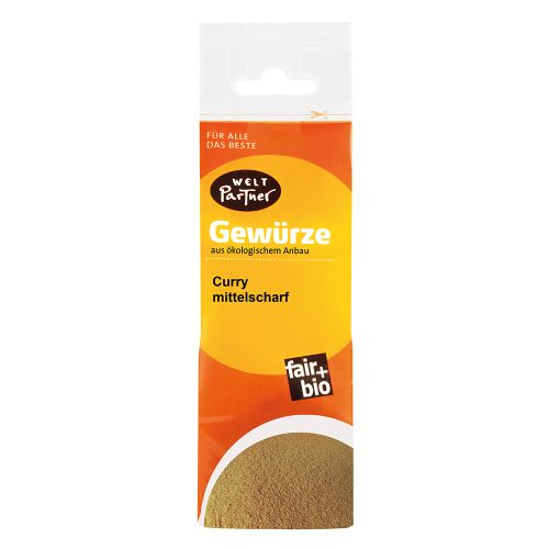 Bio Curry mittelscharf, gemah.50g