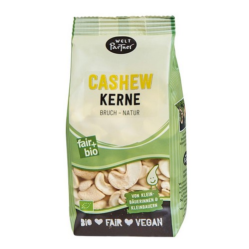 Bio Cashewnüsse, bruch, natur, 200g