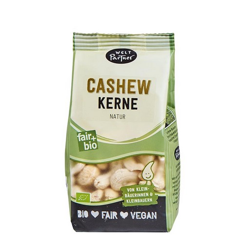 Bio Cashewnüsse, ganz, natur 125g