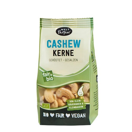 Bio Cashews, geröstet, gesalzen125g