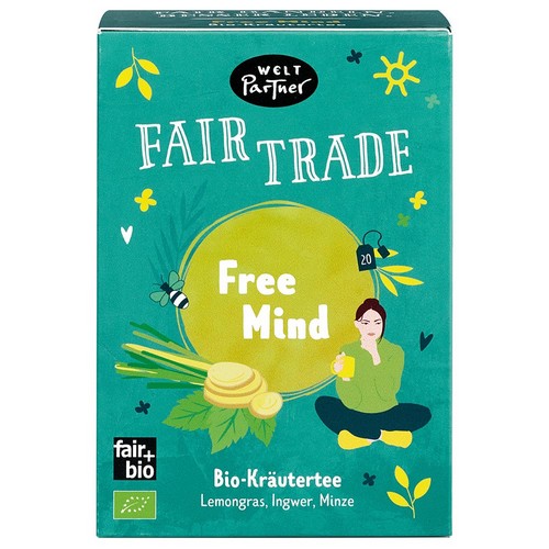 Bio Kräutertee Free Mind 20x1,1g