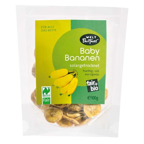 Bio Baby Bananen ungezuck. 100g