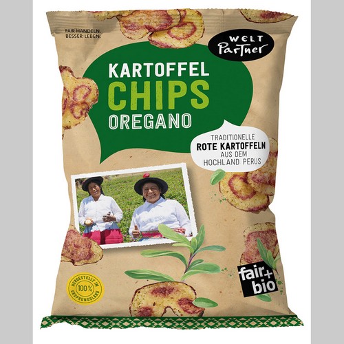 Bio Kartoffelchips Oregano VEG 100g