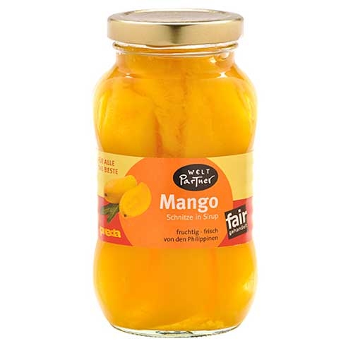 Mango Schnitze in Sirup 225g