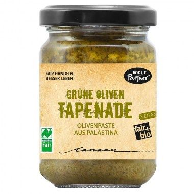 Bio Grüne Oliven Tapenade, VEG,130g