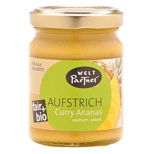 Bio Aufstrich Curry Ananas 125g