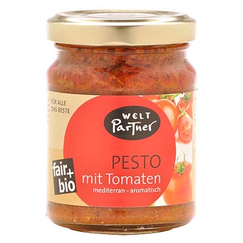 Bio Pesto mit Tomaten 125g