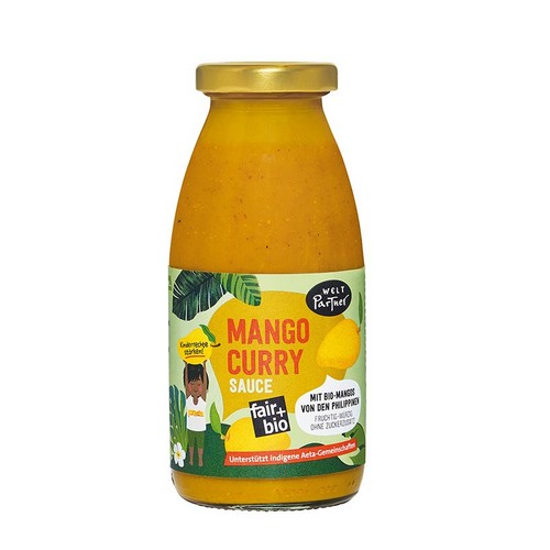 Bio Mango-Curry-Sauce 250ml VEG