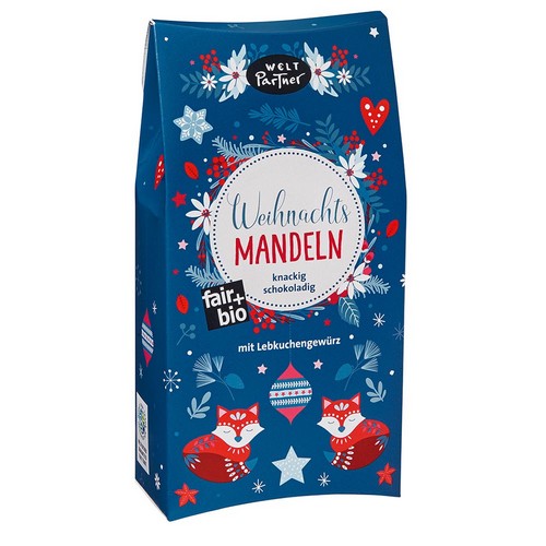 Bio Weihnachts-Mandeln 100g