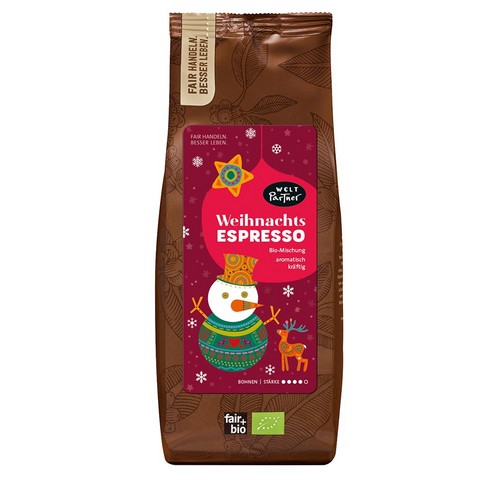 Bio Weihnachts-Espresso Bohne 250g