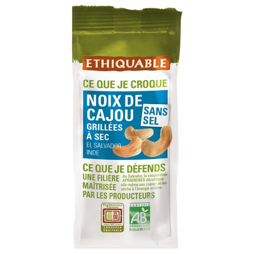 Bio Noix de cajou grillées nat.100g