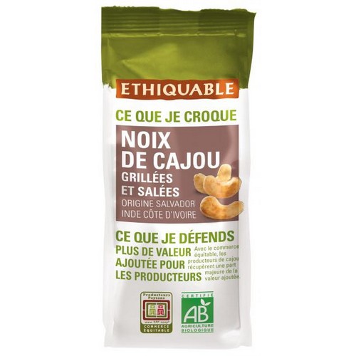 Bio Noix de cajou grill.salées 125g