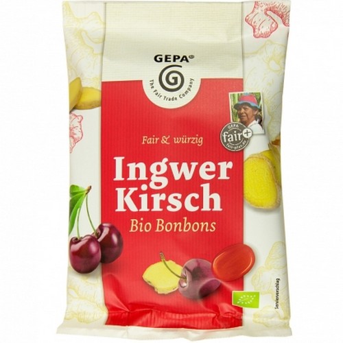 Bio Ingwer Kirsch Bonbons 100g