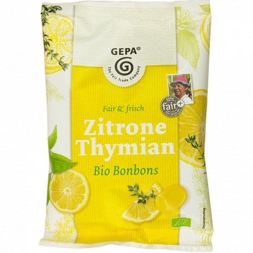 Bio Zitrone Thymian Bonbons 100g