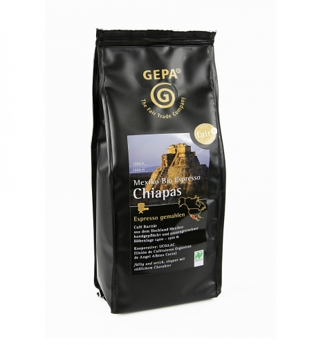 Bio Espresso Mex-Chiapas gem 250g