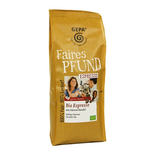 Bio Faires Pfund Espresso grain500g