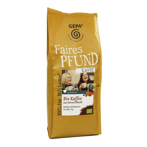 Bio Faires Pfund Café moulu 500g