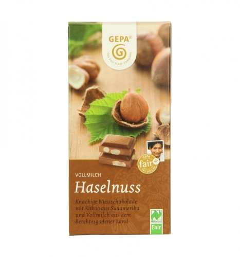 Bio Vollmilch Haselnuss 100g