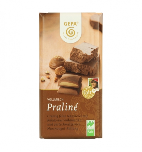 Bio Vollmilch Praliné 100g