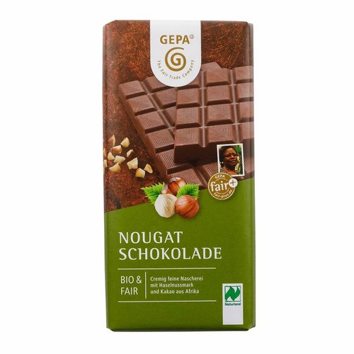 Bio Nougat Schokolade 100g