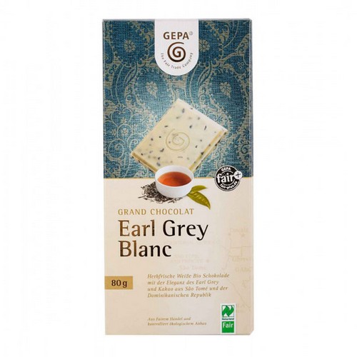 Bio Grand Choc Earl Grey Blanc 80g