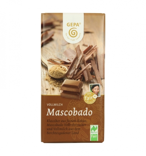 Bio Vollmilch Mascobado 100g