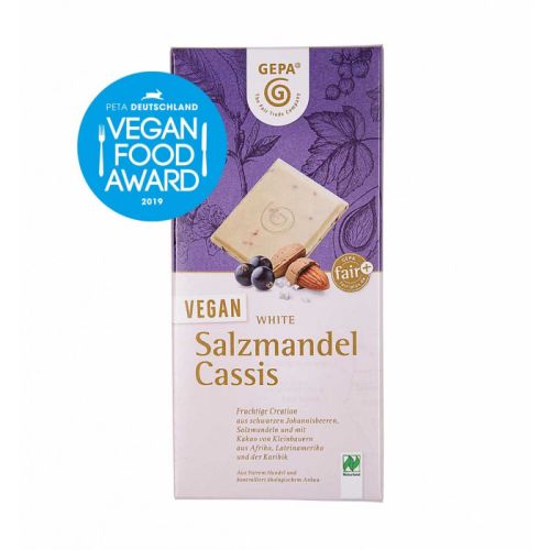 Bio White Salzmandel Cassis100g VEG