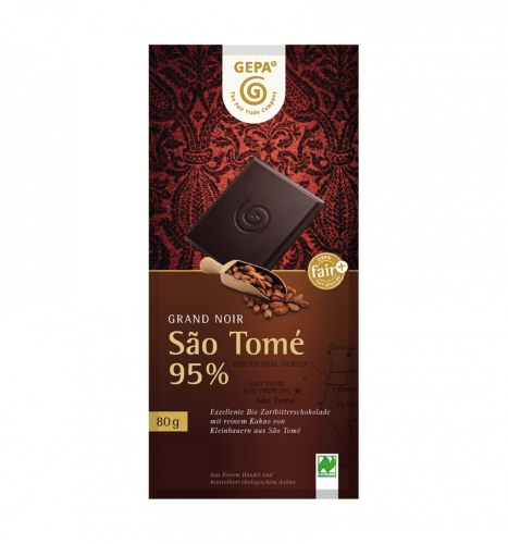 Bio Grand Noir Sao Tomé 95% 80g