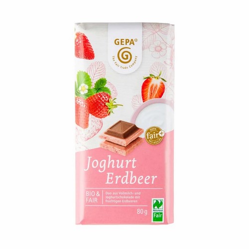Bio Joghurt Erdbeer & Vollmilch 80g