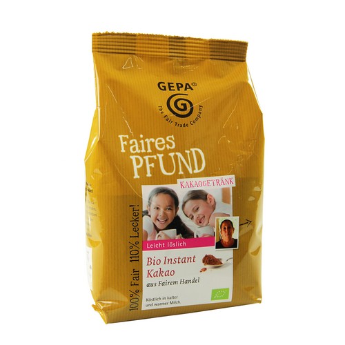 Bio Kakao Instant Faires Pfund 500g