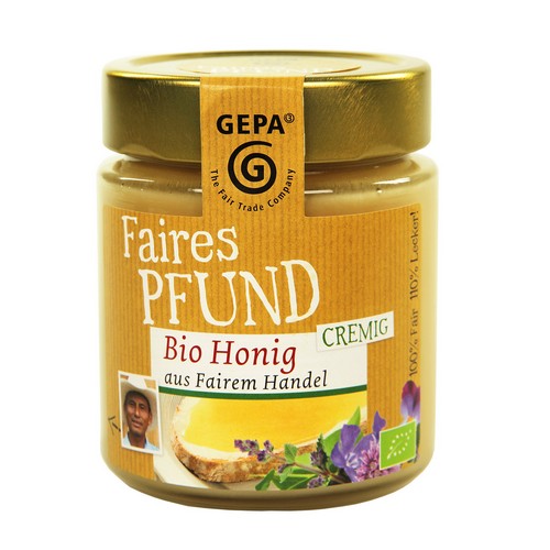 Bio Honig Faires Pfund cremig 500g