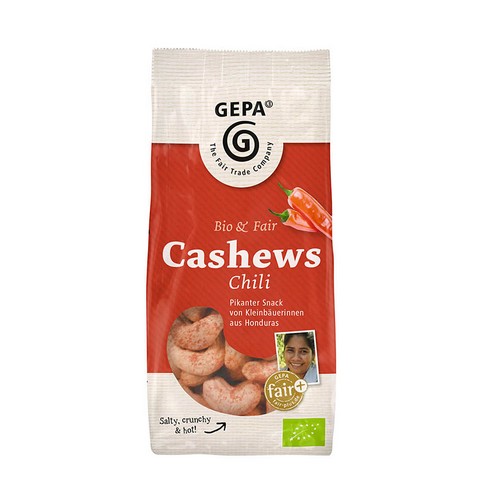 Bio Cashews Chili 100g