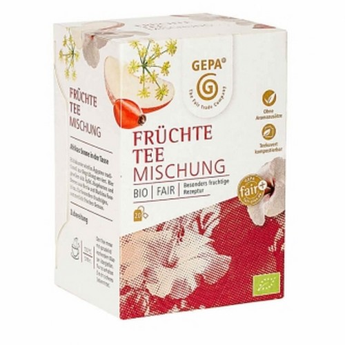 Bio Früchtetee 20x2g in Briefchen