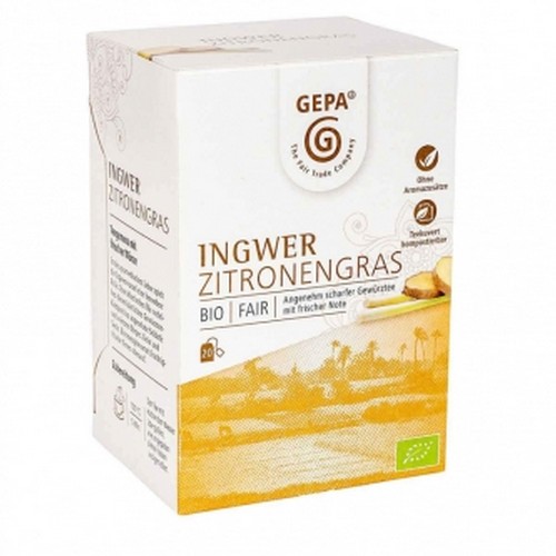 Bio Ingwer Zitronengras Tee 20x1,5g