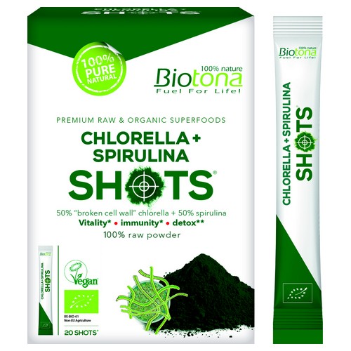 Biotona shot Chlor.+Spirul. 20x2.2g