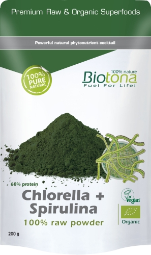 Biotona Bio Chlorella+Spirul. 200g