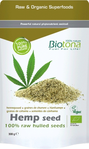 Biotona Bio Hemp raw seeds 300g