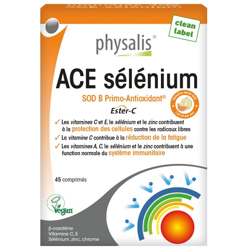 PH ACE sélénium 45comp.