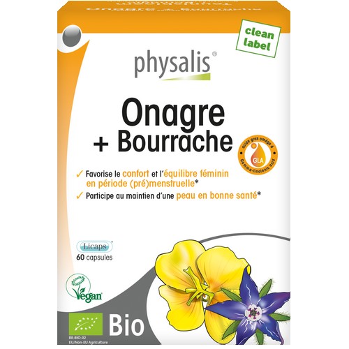 PH Bio Onagre+Bourrache 60caps