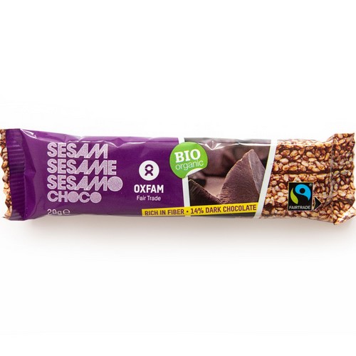 Bio Barre sésame chocolat noir 20g