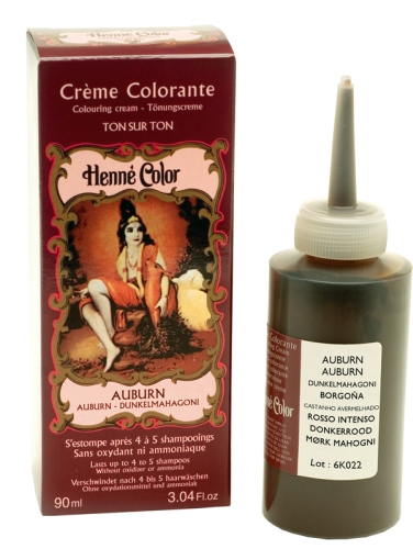 Henné crème colorante Auburn 90ml