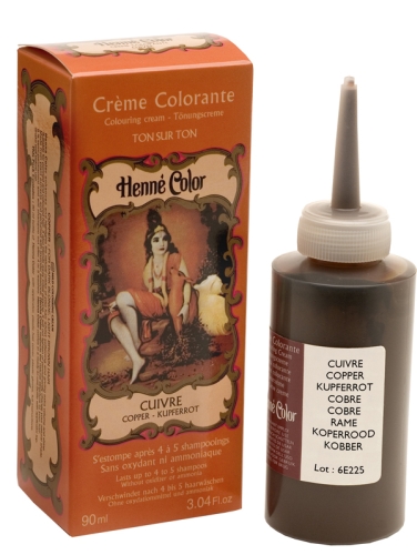 Henné crème colorante Cuivre 90ml